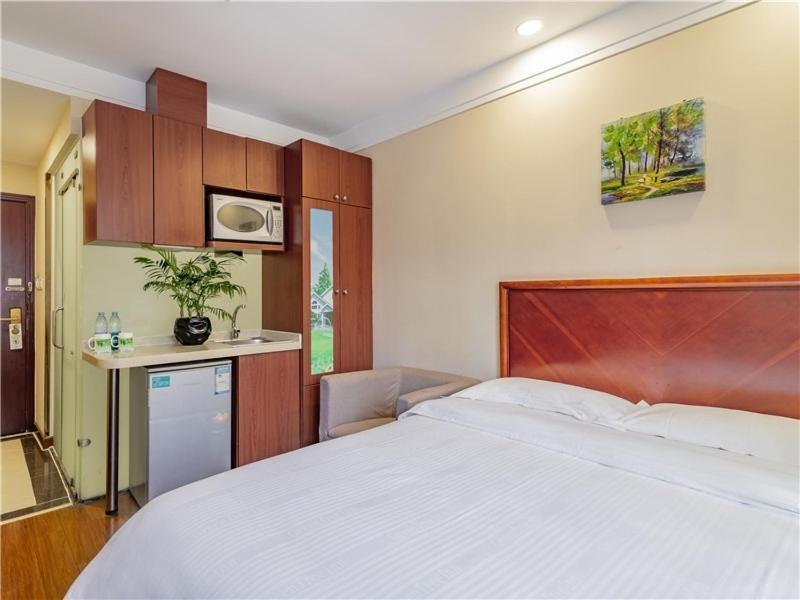 Greentree Inn Beijing Guangming Bridge Express Apartment Hotel Exterior foto