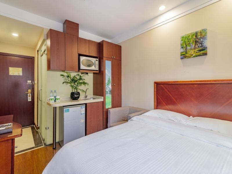 Greentree Inn Beijing Guangming Bridge Express Apartment Hotel Exterior foto