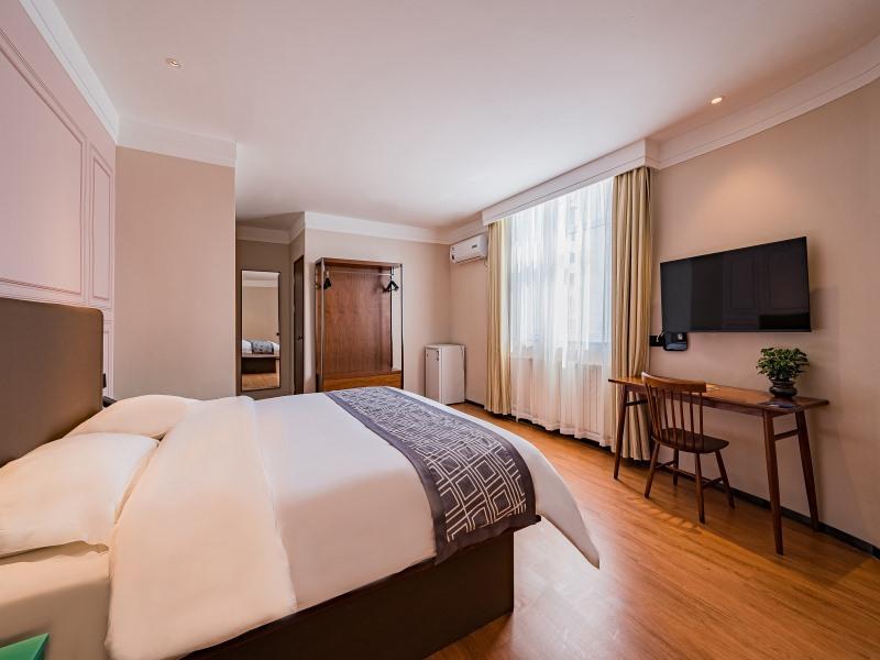 Greentree Inn Beijing Guangming Bridge Express Apartment Hotel Exterior foto