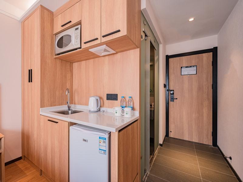 Greentree Inn Beijing Guangming Bridge Express Apartment Hotel Exterior foto